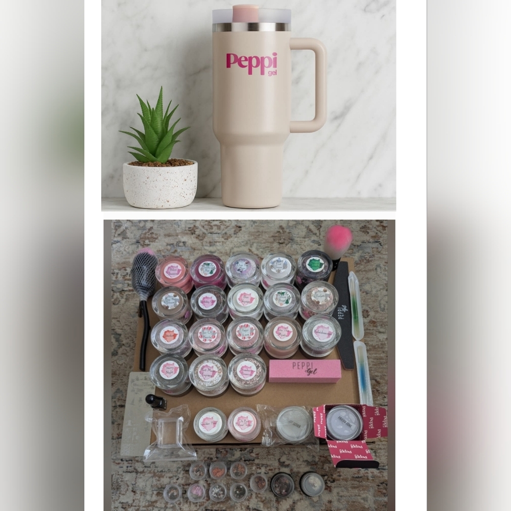🖤 Brand New! 🖤 PeppiGel Dip Powders & Accessories Lot
